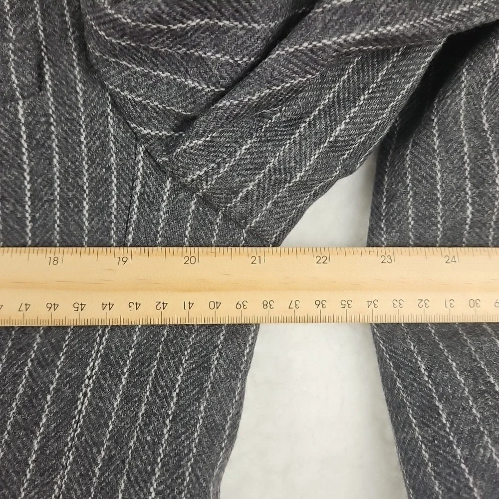 NWT Rag & Bone Charles Italian Virgin Wool Blend Blazer Gray Womens Sz 10 ($595)